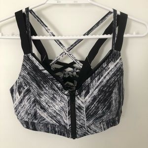 Lululemon Zipper Front Sports Bra